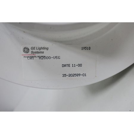 Ge GLASS REFRACTOR LIGHTING PARTS AND ACCESSORY H2000-V5G
